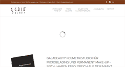 Desktop Screenshot of galabeauty.ch