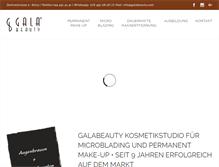 Tablet Screenshot of galabeauty.ch